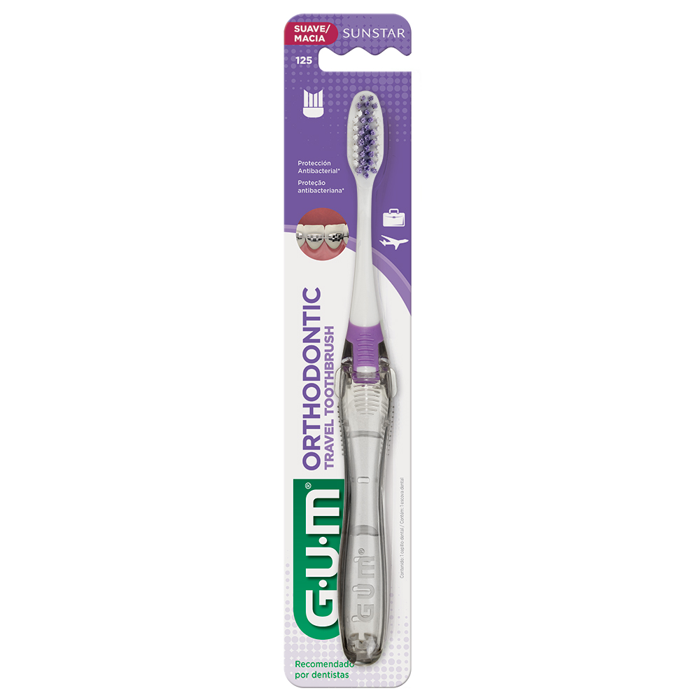 Escova GUM Travel Ortodôntica 125LT — de Viagem