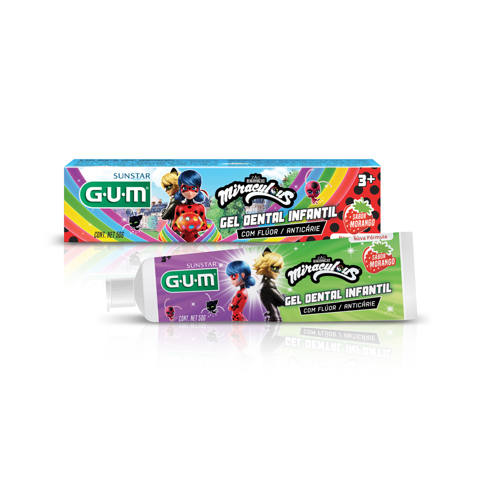 Gel Dental Infantil GUM Miraculous 50g