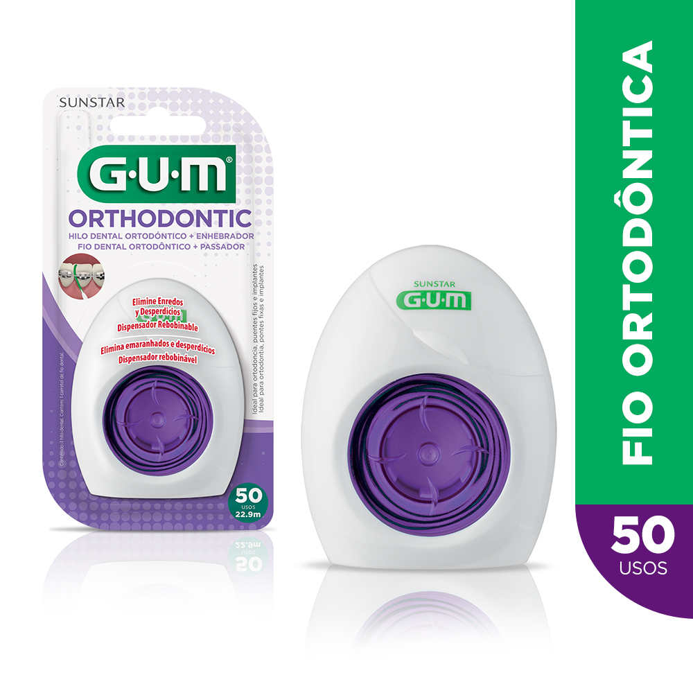 Fio Dental Ortodôntico GUM