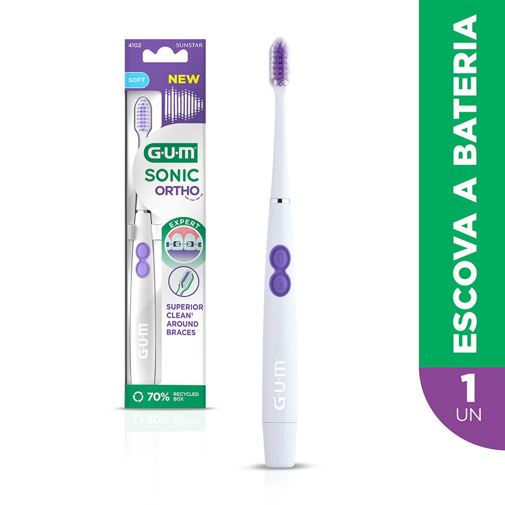 Escova Sônica GUM Sonic Ortho