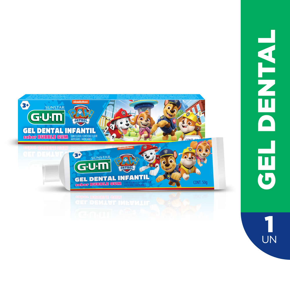 Gel Dental Infantil GUM Patrulha Canina