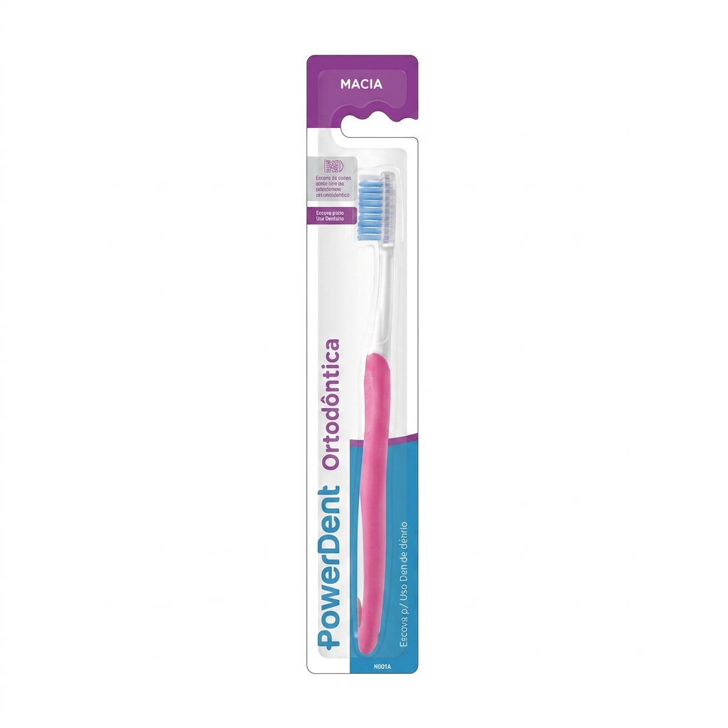 Escova de Dentes Powerdent Ortodôntica