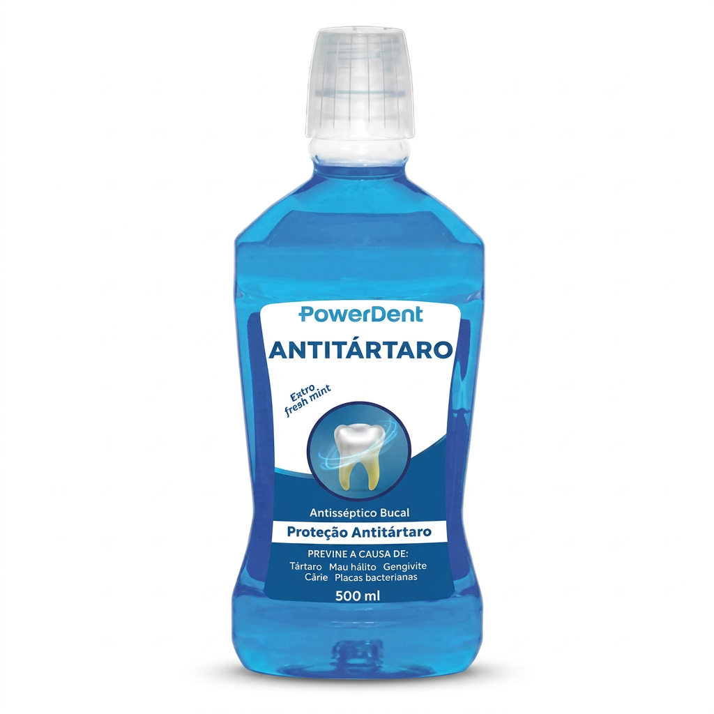 Antisséptico Bucal Powerdent CA Antitártaro 500ml