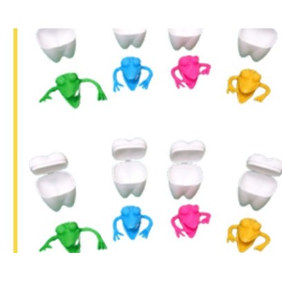 Baú Dentão com Bactéria