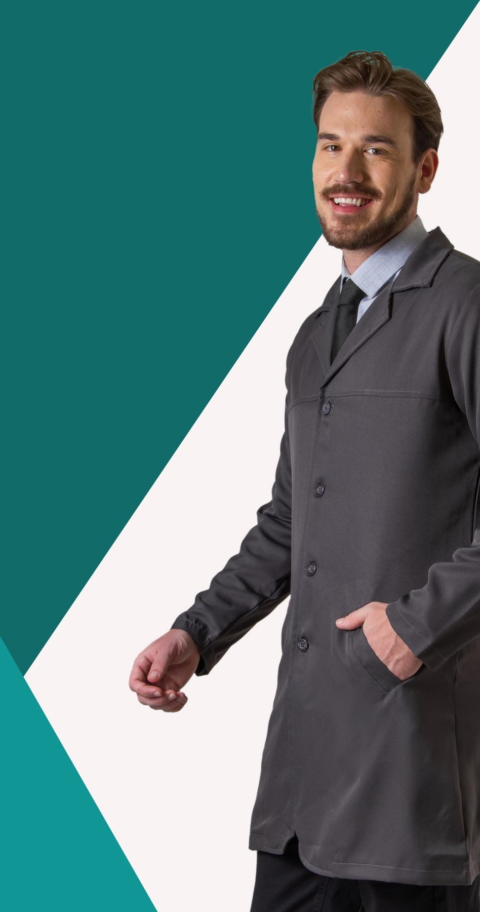 Jaleco Masculino FunWork Chic