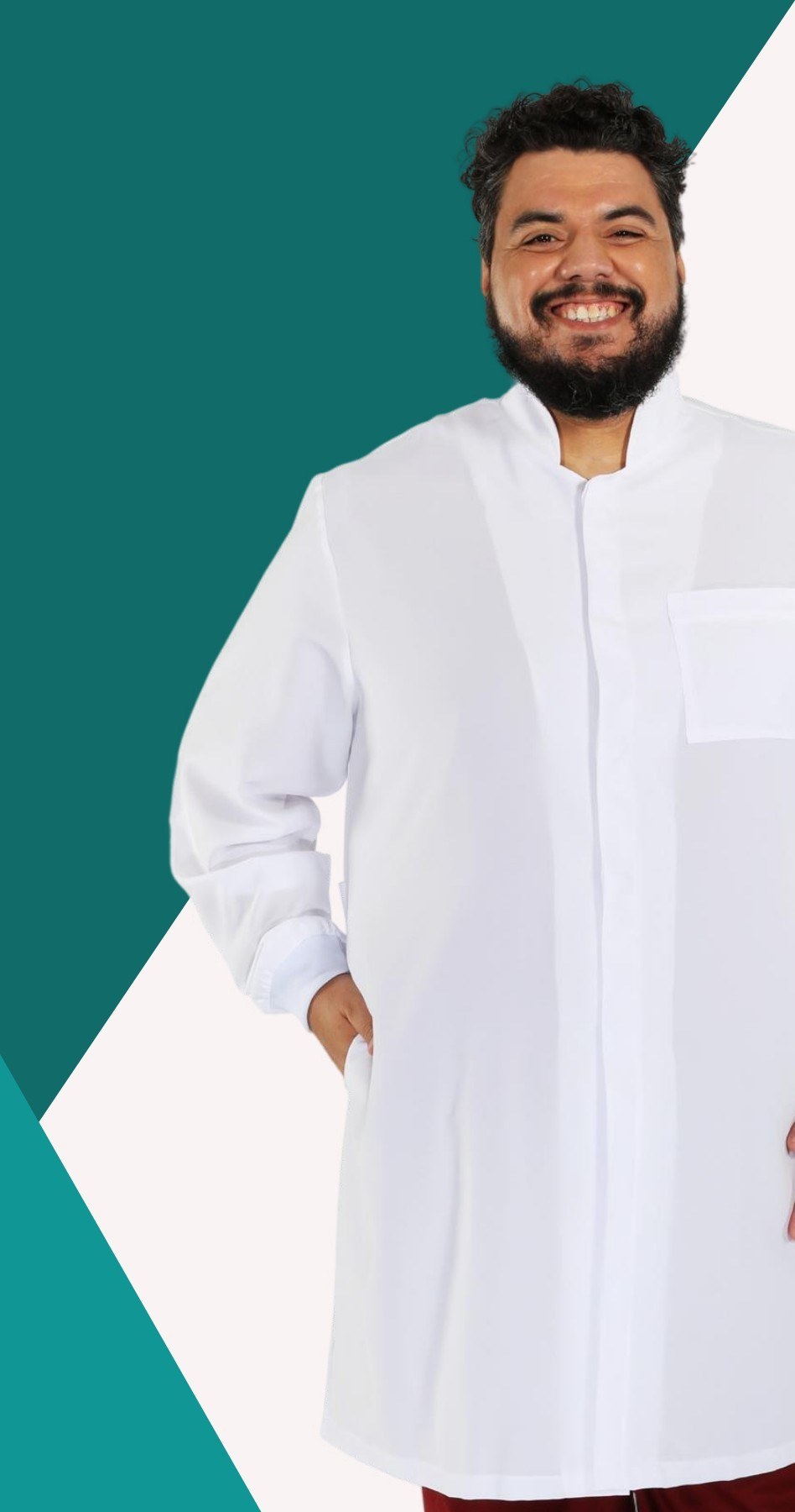 Jaleco Masculino FunWork Plus Size — Students